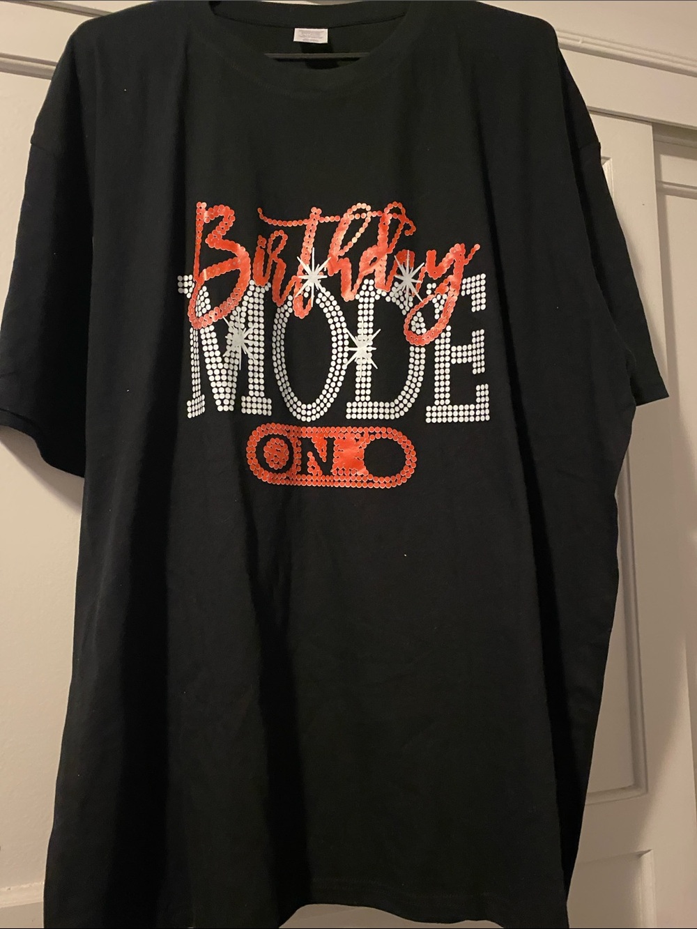 "Birthday Mode On" Graphic Tee - Size XXL